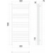 Ватикан П15 500х1300 электро (sensor quick touch) Полотенцесушитель TERMINUS
