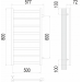 Аврора П8 500х800 бп600 Полотенцесушитель  TERMINUS