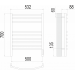 Классик П9 500х700 электро (sensor quick touch)  Полотенцесушитель TERMINUS