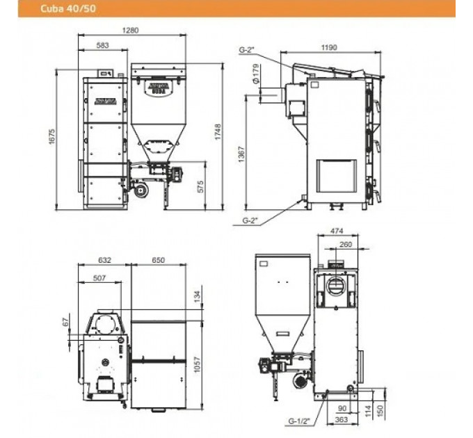 Котел автоматический Zota Twist Plus 40 кВт